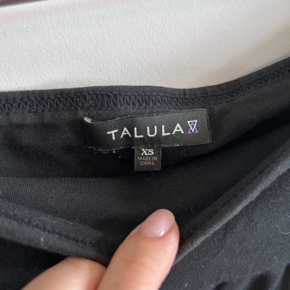 Talula black stretch mini skirt, xs - Picture 2 of 5